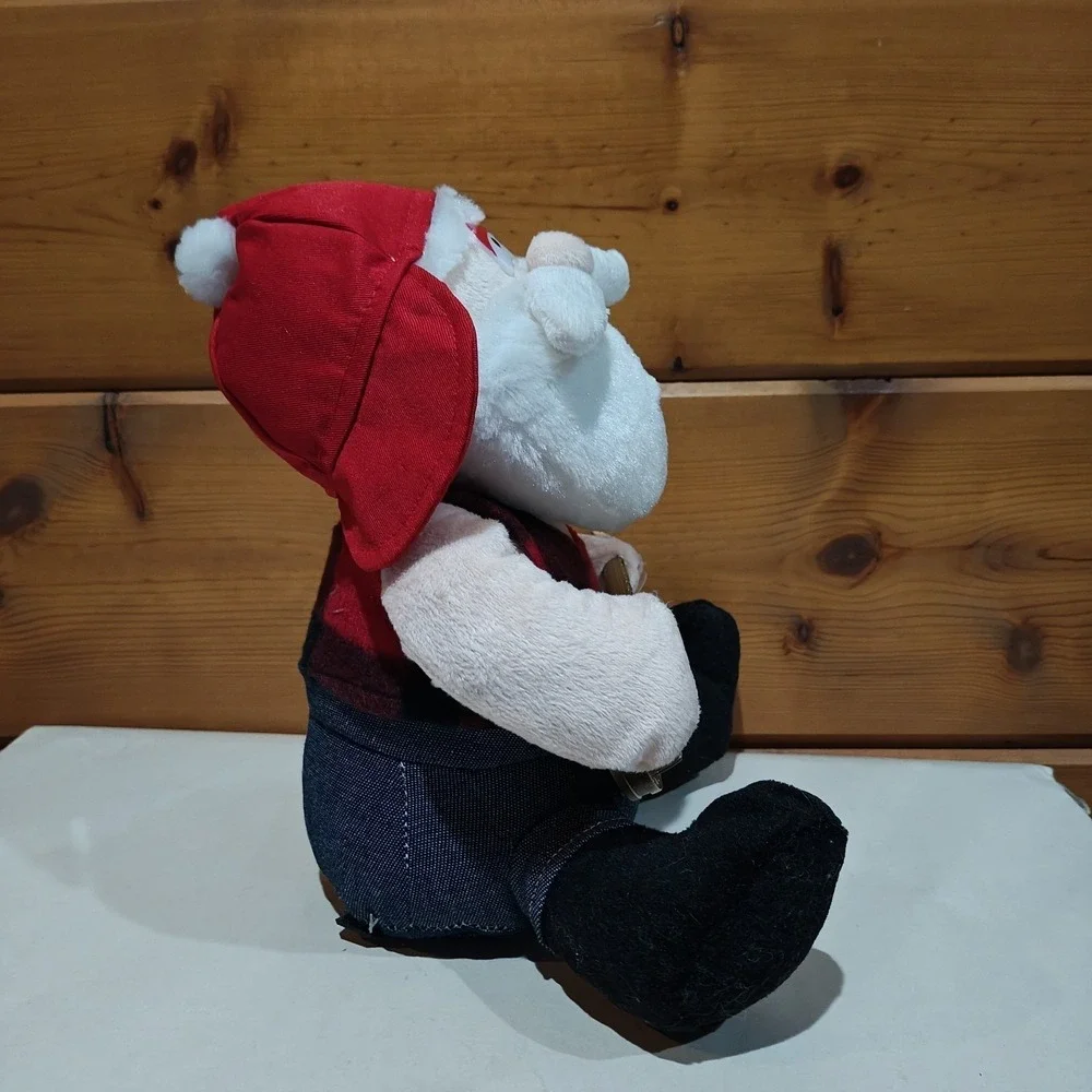 Dan Dee Singing Guitar Playing Stuffed Santa Vintage‎ Christmas Plush Banjo F31